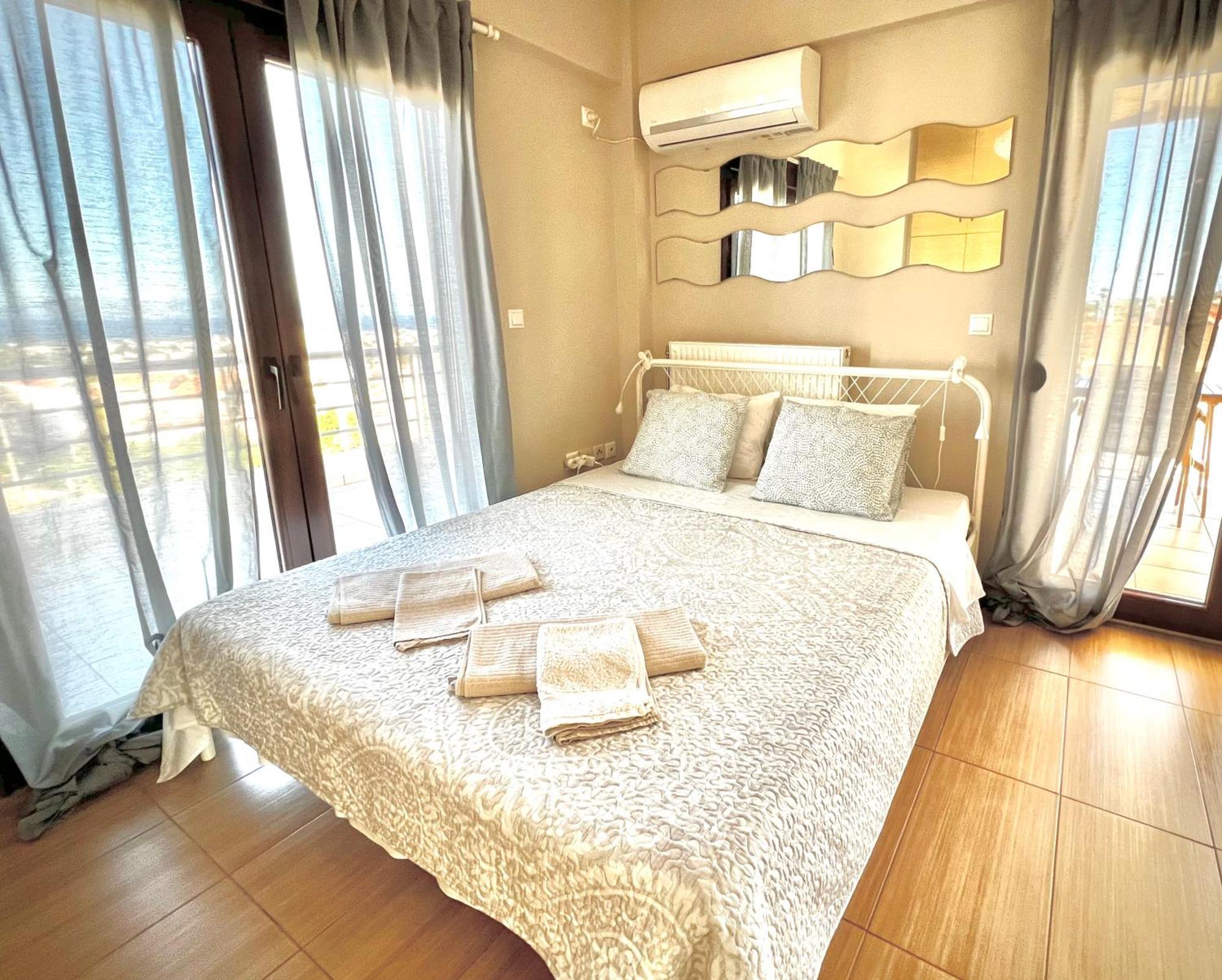 Néa Mákri Sunrise Studio With Unhindered View To The Sea. מראה חיצוני תמונה